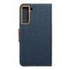 Pouzdro / obal na Samsung Galaxy S21 FE modré - knížkové CANVAS