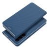 Pouzdro / obal na Samsung Galaxy Xcover 4 modré - knížkové Forcell LUNA Carbon