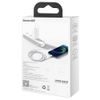 Nabíjecí a datový kabel pro iPhone USB / Lightning 1,5 m bílý - BASEUS