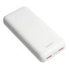 Powerbanka L20S 20 000mAh LCD, rychlonabíjecí 20W bílá - VERGER
