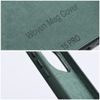 Obal / kryt na Apple iPhone 12 / 12 Pro zelený - Woven Mag Cover