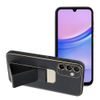 Obal / kryt na Samsung Galaxy A15 5G černý - LEATHER Case Kickstand