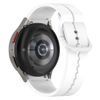 Silikonový řemínek 20mm na Samsung Watch 4 / 5 bílý