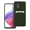 Obal / kryt na Samsung Galaxy A33 5G zelený - Forcell CARD Case