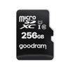Paměťová karty microSD, SD 256GB, 100MB/s s adaptérem, černá - Goodram