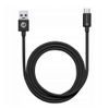 Datový kabel USB to Type C 2.0 2,1A C319 TUBE černý 1 metr FORCELL