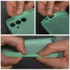 Obal / kryt na Samsung Galaxy A17 zelený - Silicone 2mm (camera protection) mint