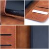 Puzdro / obal pre Xiaomi Redmi Note 11 Pro 5G hnedé - kniha Forcell TENDER