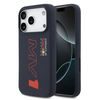 Obal / kryt na Apple iPhone 17 Pro modrý - Red Bull Silicone MV1 MagSafe