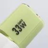 Cestovní nabíječka 33W GaN3 s kabelem, USB C + USB A zelená - FORCELL