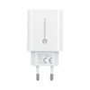 Nabíjačka so zásuvkou USB C 3A 20W, rýchle nabíjanie + Lightning kábel biela - Forcell