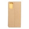 Puzdro / obal pre Samsung Galaxy S20 Plus zlatý - kniha Luna Book