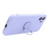 Obal / kryt na Apple iPhone 16e (SE 4 2025) / 17e fialový - Silicone Ring
