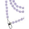 Přívěsek na telefon fialový - délka 120cm