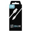 Datový / nabíjecí kabel USB-A/USB-C 1m bílý - OBAL:ME