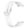 Silikonový řemínek 20mm na Samsung Watch 4 / 5 bílý