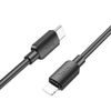 Nabíjecí kabel Lightning / USB-C PD 2,4A 20W X96 1 m černý - Hoco