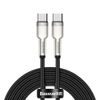 Nabíjecí a datový kebel USB-C / USB-C 2 m černý -BASEUS