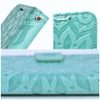 Pouzdro / Obal na Samsung Galaxy A03s zelená mandala - knížkové Forcell MEZZO