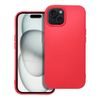 Obal / kryt na Apple iPhone 15 červené - SOFT