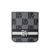 Obal / kryt na Samsung Galaxy Z-Flip6 černý - DKNY Checkered Pattern and Stripe