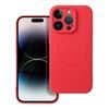 Obal / kryt na Apple iPhone 14 PRO červený - Silicone Mag Cover