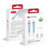 Nabíjecí / datový kabel USB-C - Lightning 1m modrý - Forcell F-Energy PD 3A 27W Silicone C346