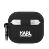 Puzdro na slúchadlá Airpods 3 čierne - Karl Lagerfeld 3D Logo NFT