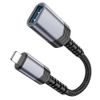 Adaptér Lightning (samec) / USB-A (samice) černý - HOCO