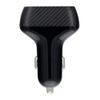 Nabíječka do auta QWE CARBON 3xUSB QC3.0 7.2A 36W CC271-3A černá