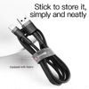 Nabíjecí a datový kabel pro iPhone USB / Lightning 1 m černo-šedý -BASEUS cafule
