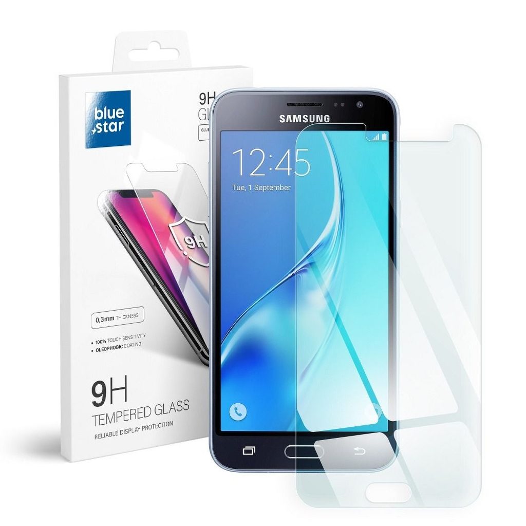 Mobil Maják | mobilní telefony a příslušenství - Tvrzené / ochranné sklo  Samsung Galaxy J3 (2016) - Blue Star - MobilMajak - Galaxy J3 2016 - Galaxy  J, SAMSUNG, Skla a fólie, Příslušenství