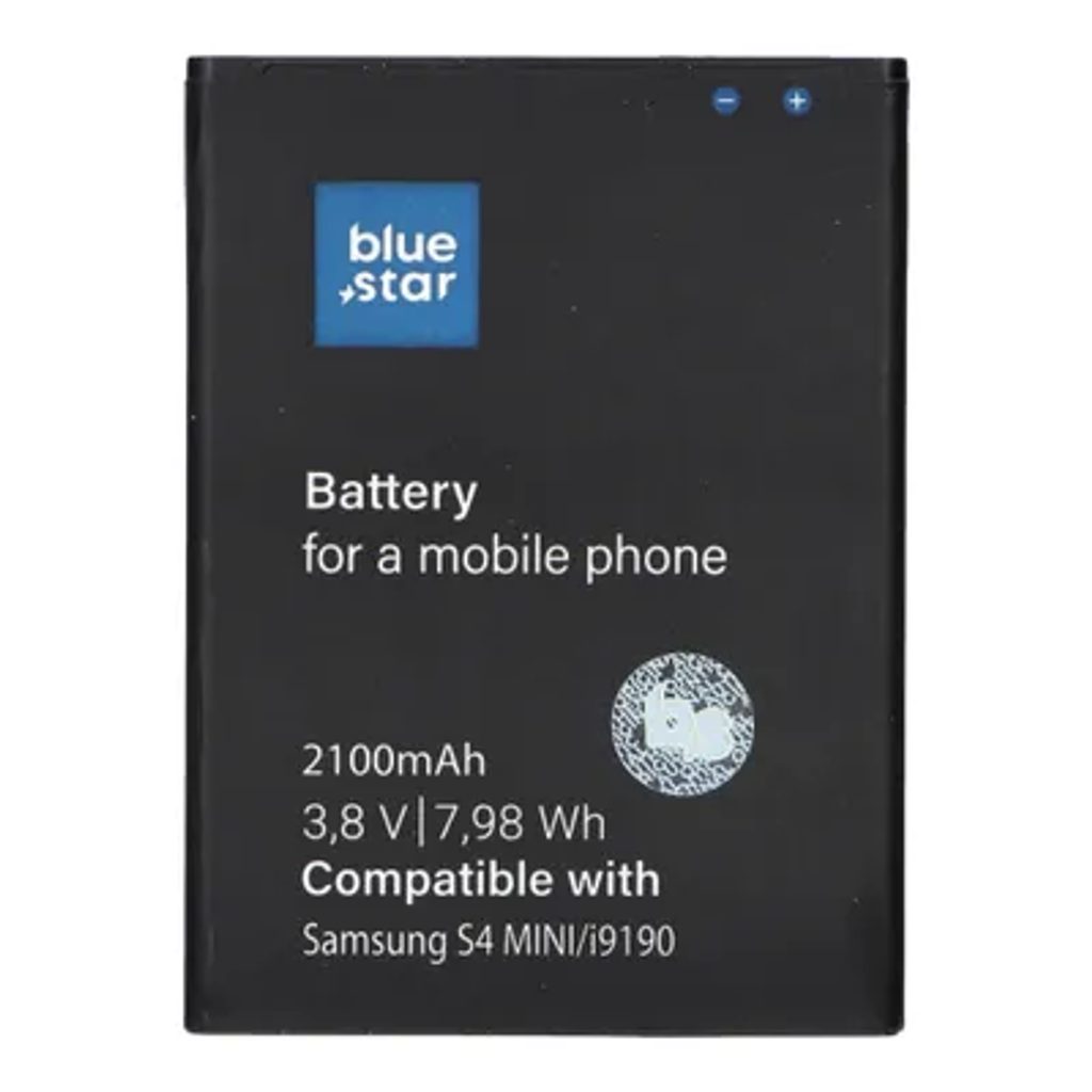 Mobil Maják | mobilní telefony a příslušenství - Baterie Samsung Galaxy S4  Mini/Ace 4 G357 (I9190) (náhrada za B500BE) 2100 mAh Li-Ion Blue Star  premium - Bluestar - Baterie - Univerzální, Příslušenství