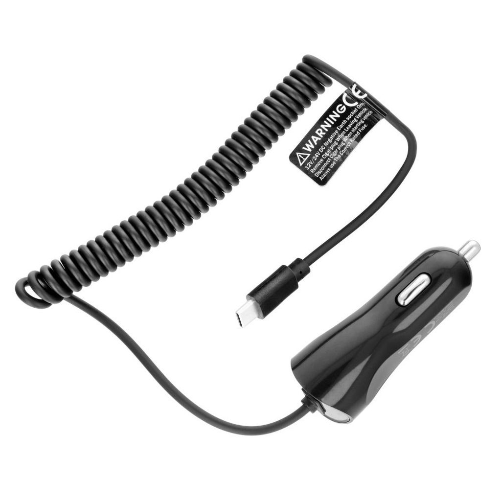 Mobil Maják | mobilní telefony a příslušenství - Nabíječka do auta s pevným  USB-C kabelem 2A černá - Blue Star - MG - Do auta - Nabíječky, Příslušenství