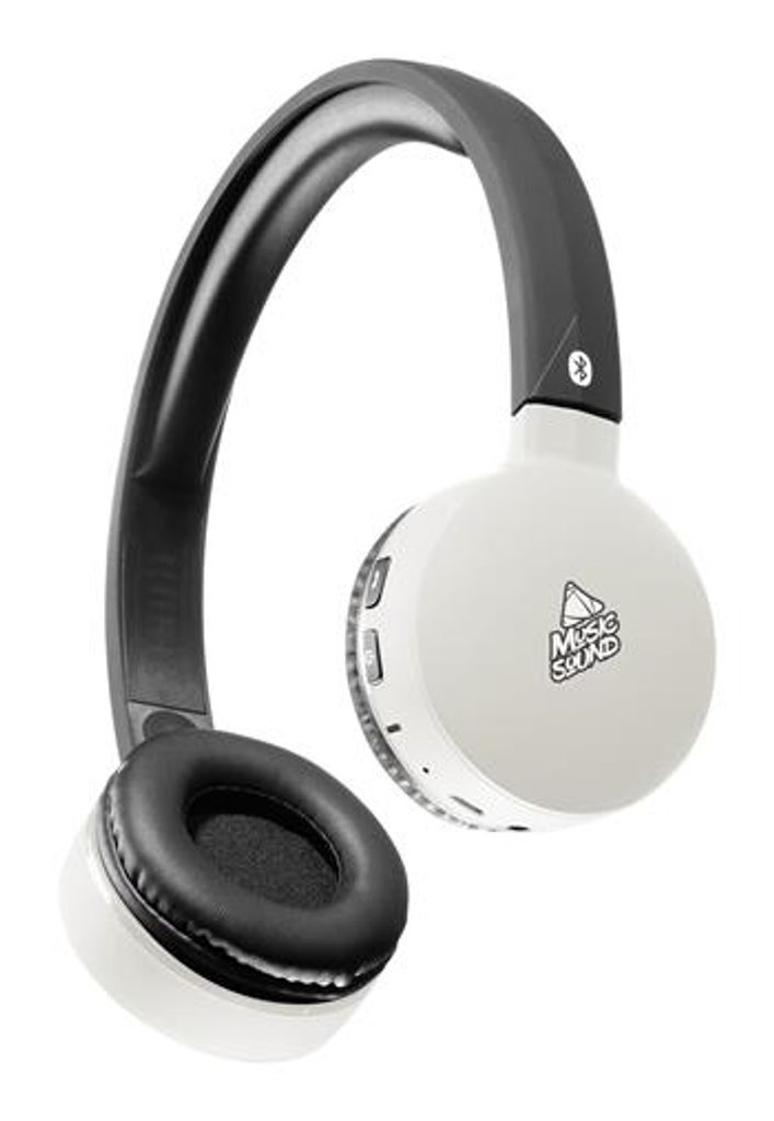 Mobil Maják | mobilní telefony a příslušenství - Bluetooth sluchátka MUSIC  SOUND s mikrofonem, černo-bílá - Fixed - Bezdrátová - Sluchátka,  Příslušenství