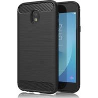 Obal / kryt na Samsung Galaxy J3 2017 černý - Forcell CARBON