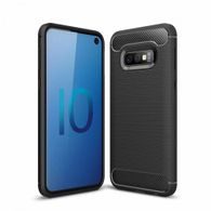 Obal / kryt na Samsung Galaxy S10e čierny - Forcell CARBON