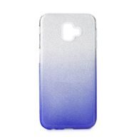 Obal / kryt na Samsung Galaxy J6+ ( J6 Plus ) průhledný/modrý - Forcell SHINING