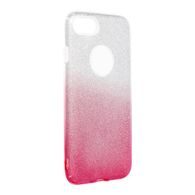 Obal / kryt pre Apple iPhone 7 / 8 transparentné / ružové - Forcell SHINING
