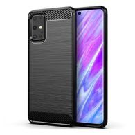 Obal / kryt na Samsung Galaxy S20 Plus černý - Forcell CARBON