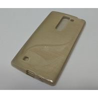 Obal / kryt na LG G4 MINI zlatý - Jelly Case Brush