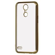 Obal / kryt pre LG K10 2017 zlatý - Electro Jelly Case