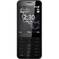 Nokia 230 Dual SIM černá / dark silver