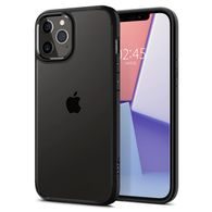 Obal / kryt pre Apple iPhone 12 / iPhone 12 Pro (6,1") čierne - Spigen Ultra Hybrid