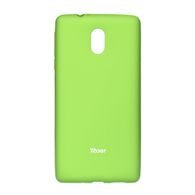 Obal / kryt na Nokia 3 2017 limetkový - Roar Colorful Jelly Case