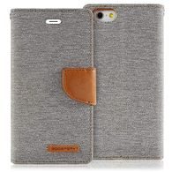 Pouzdro / obal na Huawei Mate 8 šedé - knížkové Canvas Diary