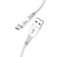 Kabel micro USB 1m, bílý - HOCO