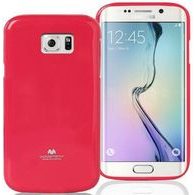 Obal / kryt na Samsung Galaxy S6 Edge Plus tmavě růžový - Jelly Case