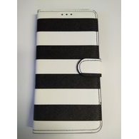 Pouzdro / obal na Samsung Galaxy Note 5 černo-bílé - knížkové