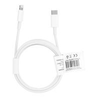 Kabel Typ C / iPhone Lightning 8-pin PD18W 2A bílý, 2 metry